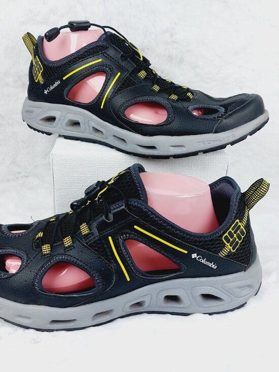 Columbia Men\'s Black Yellow Supervent III Lock-Laces Water Shoes Size US 10.5 main image 7